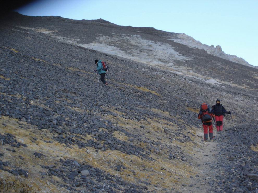 Isabel revenas al la kampadejo BERLIN.