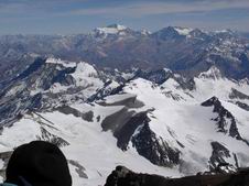 Pejzaĝo vidata dum la suprenirado.