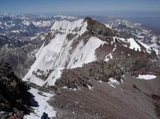 La suda pinto de la Akonkagvo.