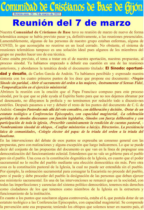 Marzo - 2022