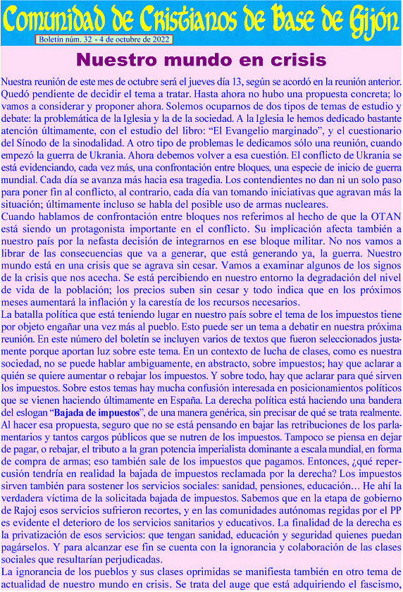 Octubre - 2022