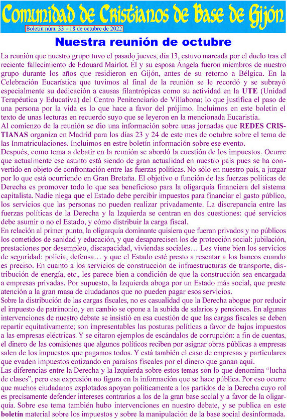 Octubre - 2022