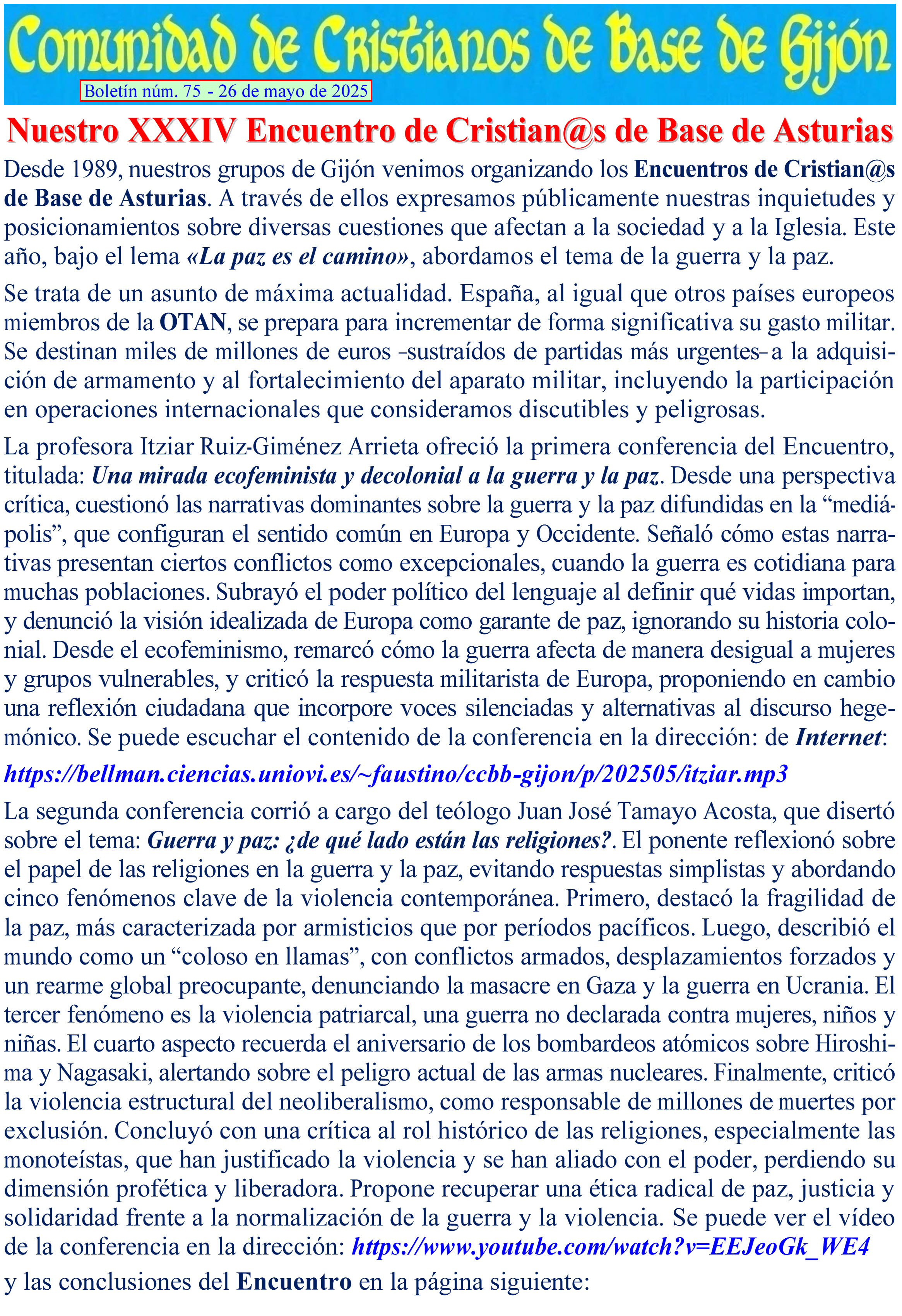 nº 75 - Mayo - 2025