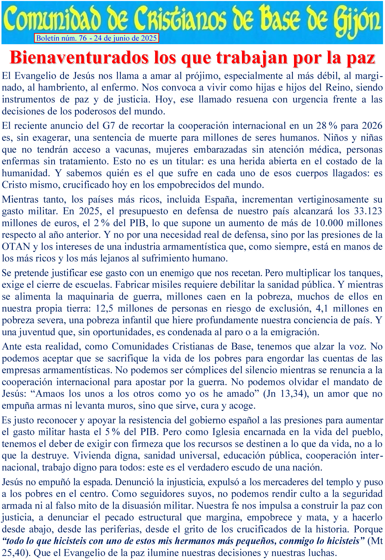 nº 76 - Junio - 2025